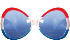Rot-Weiß-Blaue Brille