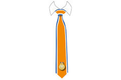 Nastro per cravatta arancione 1