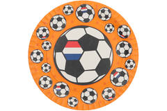 Borden Voetbal Holland 29cm - 8 stuks