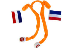Tiara sventolando bandiere Olanda