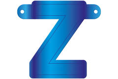 Banner lettera z blu 1