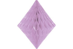 Lilac-Purple Honeycomb Diamond - 30 cm