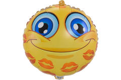 Emoticon Balloon Kisses 45cm