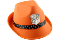 Cappello trilby arancione con logo KNVB
