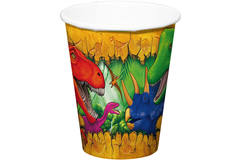 Dinosaur Disposable Cups - 6 pieces