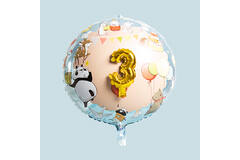 Folieballon 3D Dieren Cijfers 1-5 - 56 cm 6
