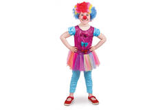 Clownspakje voor Meisjes - Kindermaat S 1