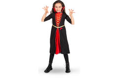 Vestito da vampiro nero per ragazze 98-116