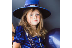 Sukienka wiedźmy z kapeluszem Dark Moon - dziecięcy rozmiar S. 3