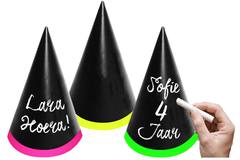 Writable Party Hats - 6 pieces
