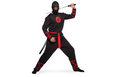 Costume da guerriero ninja per uomo M-L 1