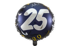 25th Birthday Foil Balloon Stylish Party - 45cm