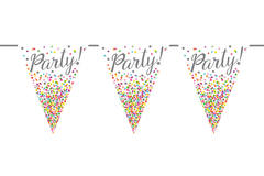 Bunting Garland Confetti Party - 6 m
