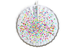 Impreza konfetti o strukturze plastra miodu - 45 cm