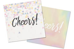 Cheers Pearl White Napkins - 16 pieces
