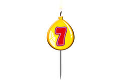 Palloncini compleanno candela numero 7 4