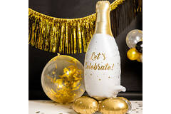 Foil Balloon with Base Champagne Bottle Celebrate - 86 cm 3