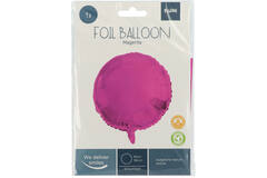 Folieballon Rond Magenta - 45 cm 2