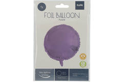 Folieballon Rond Paars Metallic Mat - 45 cm 2