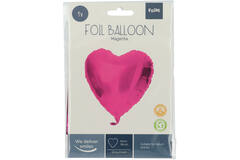 Foil Balloon Heart-shaped Magenta - 45 cm 2