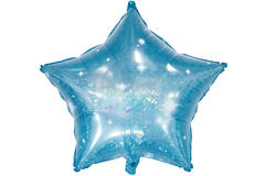 Palloncino Stagnola a Forma di Stella Galactic Aqua - 61 cm