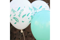 Balony Natura Zielony 33 cm - 6 sztuk 4