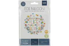 Palloncino foil Life Gets Colorful - 45 cm 2