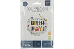 Balon foliowy Urodziny Twinkle Dots - 45 cm 2