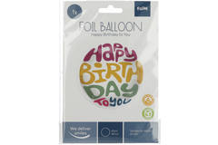 Palloncino foil Compleanno Retrò Bold - 45 cm 2