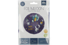 Folienballon Geburtstag Weltraum - 45 cm 2