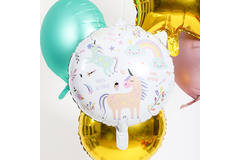 Folieballon Unicorns & Rainbows - 45 cm 4