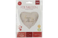 Palloncino foil a Forma di Cuore Forever and Always - 45 cm 2