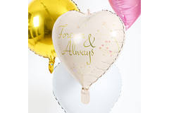 Foil Balloon Heart-shaped Forever and Always - 45 cm 4