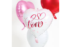 Folieballon Hartvormig Liefde - 45 cm 4
