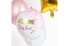 Folieballon Welkom Meisje Roze - 45 cm 5