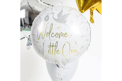 Palloncino foil Welcome Little One Cicogna - 45 cm 5