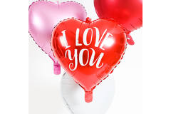 Balon foliowy w kształcie serca I Love You czerwony - 45 cm 5