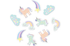 Tafelconfetti XL Unicorns & Rainbows - 45 stuks