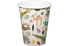 Disposable Cups Zoo Party 250ml - 6 pieces