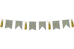 Bunting Garland with Tassels Golden Dawn - 4 meters 2