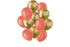 Ballonnen Golden Dusk 30cm - 12 stuks 1