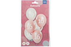 Palloncini Glossy Pink 16 Anni 23cm - 6 pezzi 2