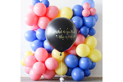 Ballon Gender Reveal Meisje Metallic - 90cm 5