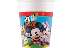 Bicchieri Carta FSC Mickey Mouse 200ml - 8 pezzi