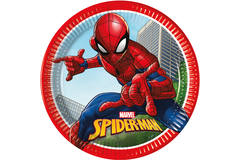 Plates Paper FSC Spider-Man 23cm - 8 pieces