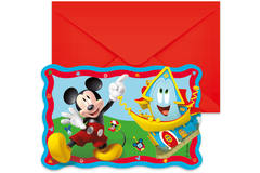 Uitnodigingen FSC Mickey Mouse - 6 stuks 1