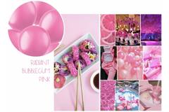 Palloncini Radiant Bubblegum Pink Metallic 33cm - 10 pezzi 2