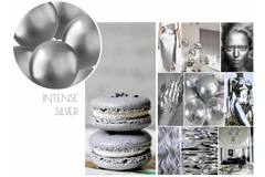 Ballonnen Intense Silver 33cm - 50 stuks 2