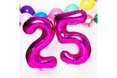 2 Shaped Number Balloon Magenta - 86 cm 3