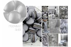 Ballons Moondust Silver Metallic 33cm - 100 Stück 2